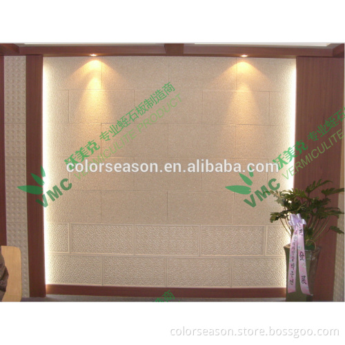 Cheap acoustic noise reduction vermiculite panels